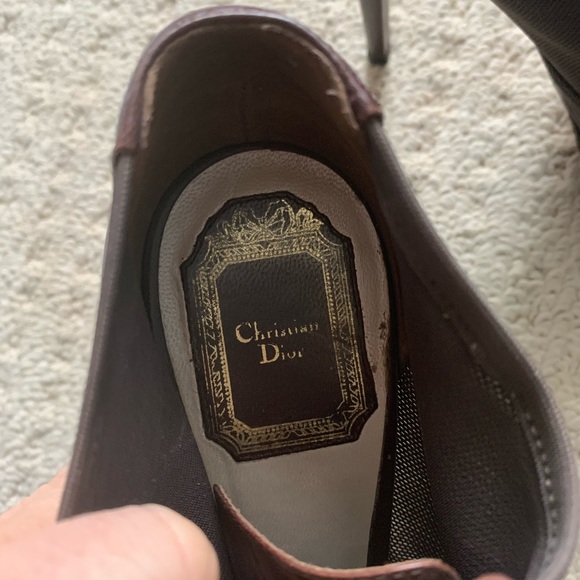 Christian Dior lace up platform high heels - Picture 6 of 7